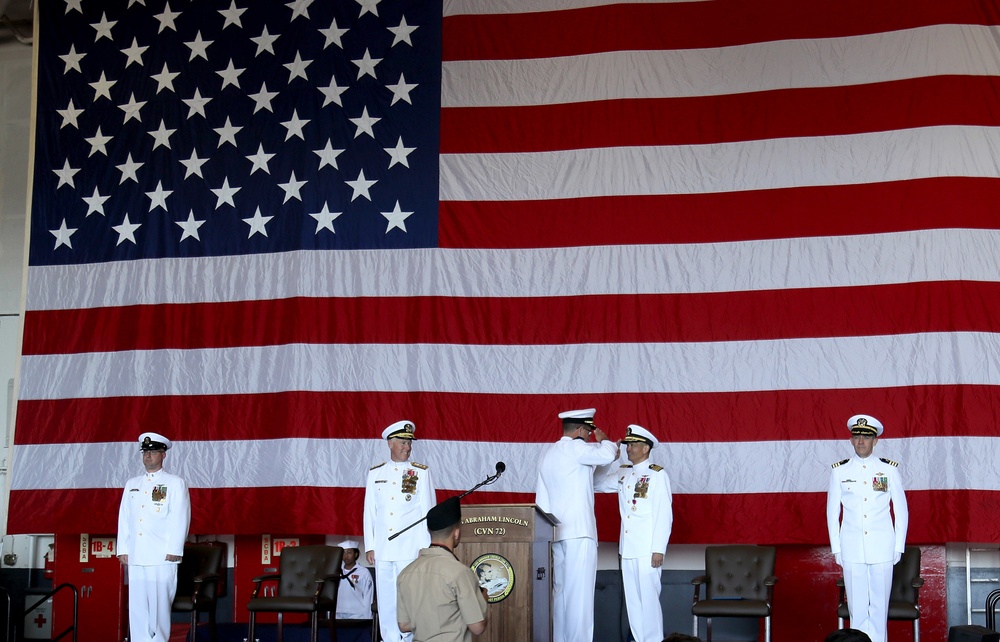 USS Abraham Lincoln Change of Command