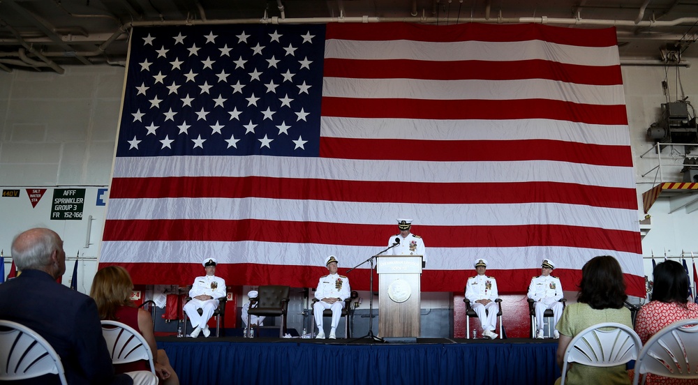 USS Abraham Lincoln Change of Command