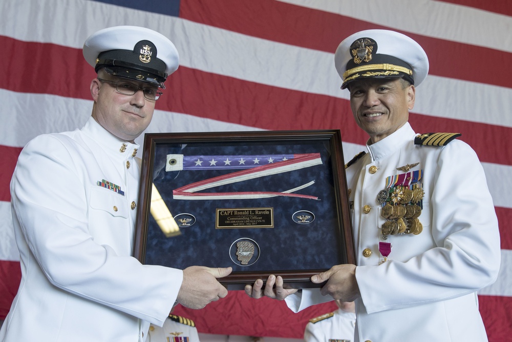 USS Abraham Lincoln Change of Command