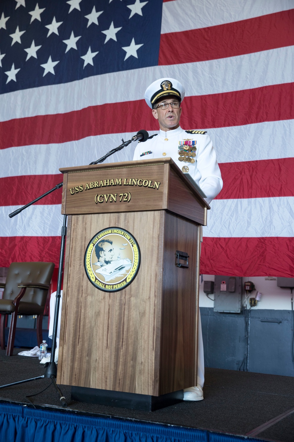 USS Abraham Lincoln Change of Command