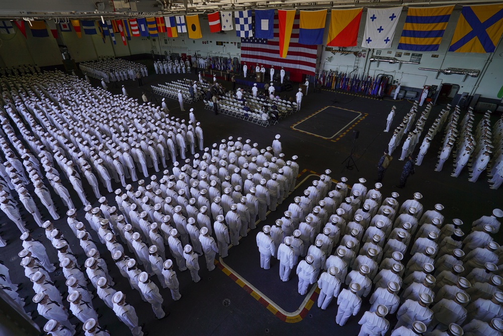 USS Abraham Lincoln Change of Command