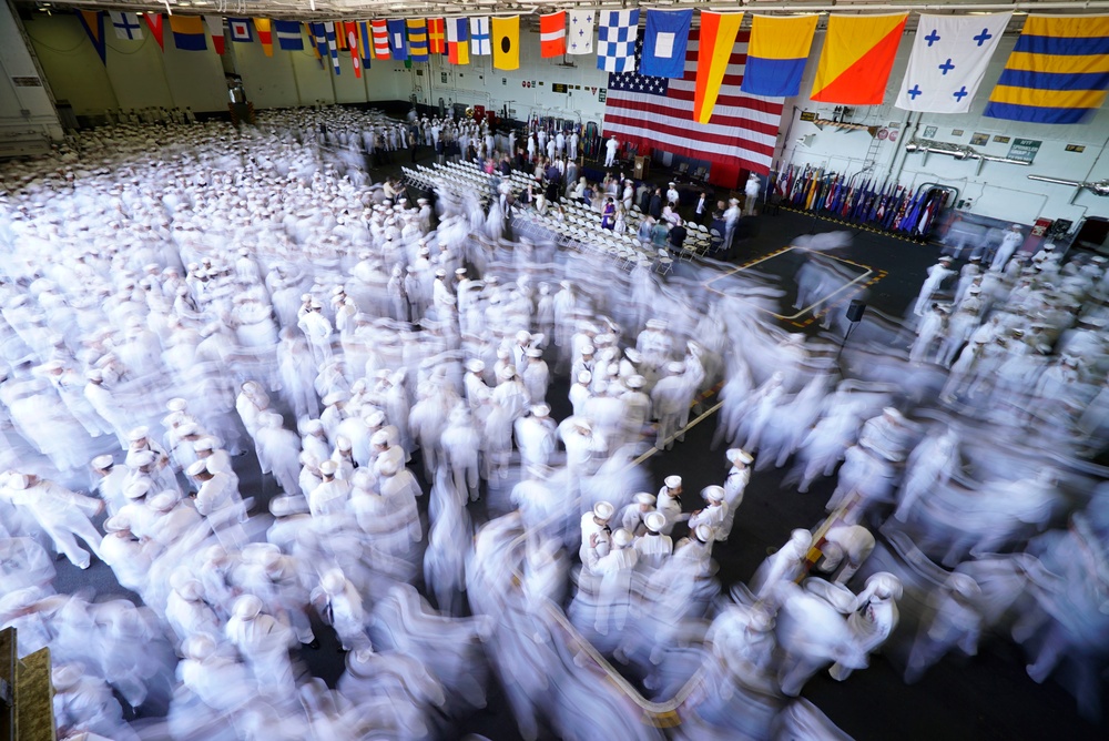 USS Abraham Lincoln Change of Command