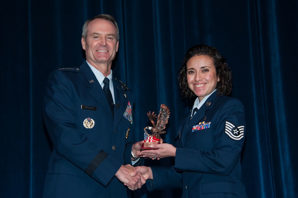 Air Education and Training Command Educator of the Year Awards for 2016.