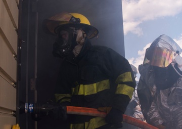 Exploring hot topics: fire station tour