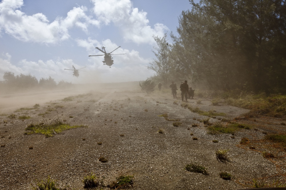 Tinian Able Runway Combat Training