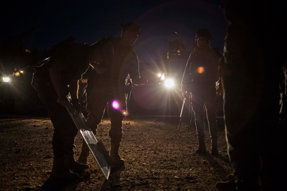 SPMAGTF-CR-AF Marine and Spanish Legion Engineers and EOD Share Skills