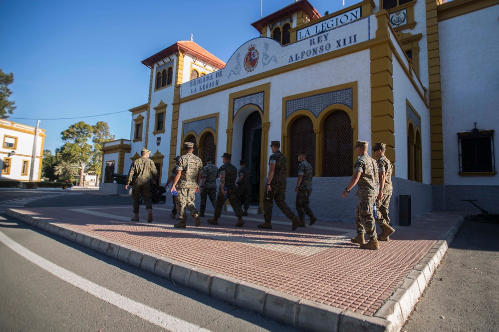 SPMAGTF-CR-AF Marines and Spanish Engineers and EOD Share Skills