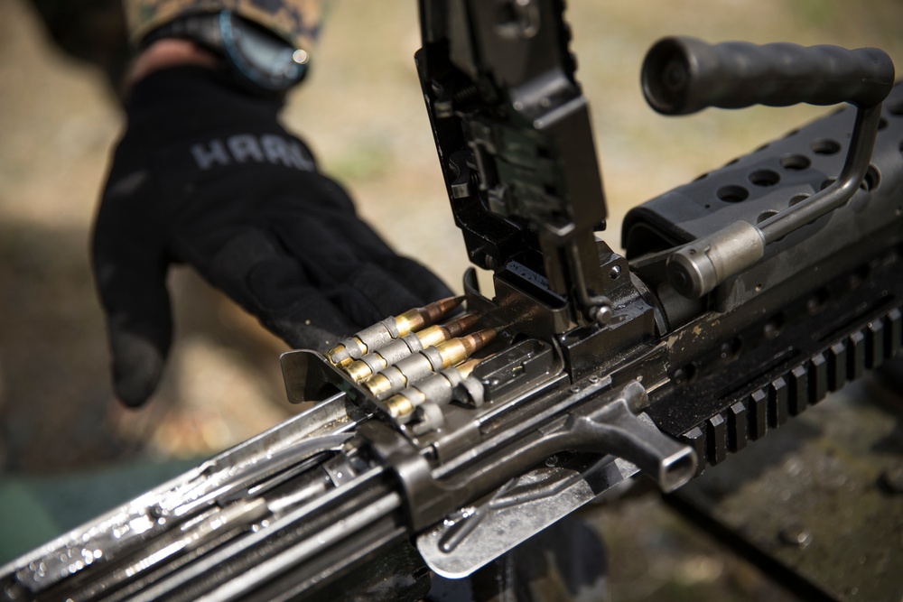 Weapons familiariztion live-fire training