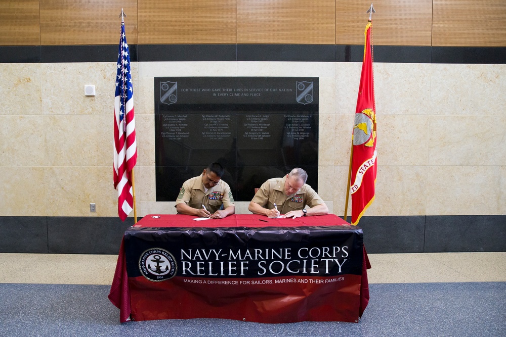 MCESG NMCRS Signing Event