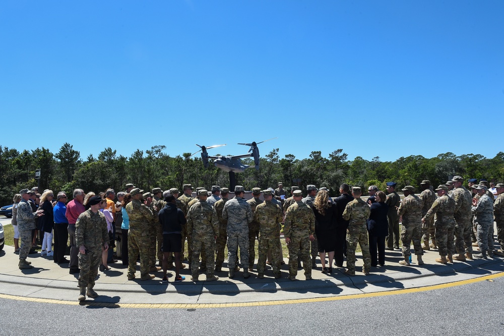 Air Commandos dedicate CV-22 model