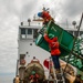 Coast Guard Cutter Oak's crew works buoys near Nantucket