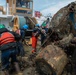 Coast Guard Cutter Oak's crew works buoys near Nantucket