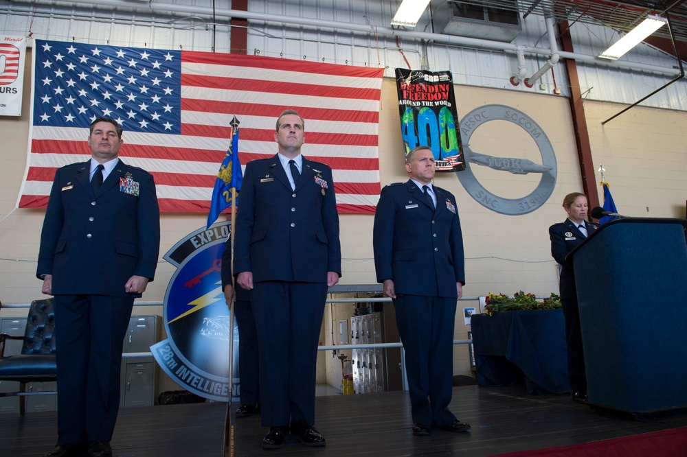 28th Intelligence Squadron Change of Command