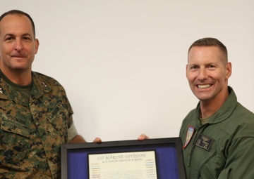 MAG-39 becomes honorary member of 1st MARDIV