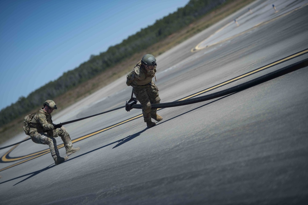 Hurlburt's FARP Airmen conduct refueling operations