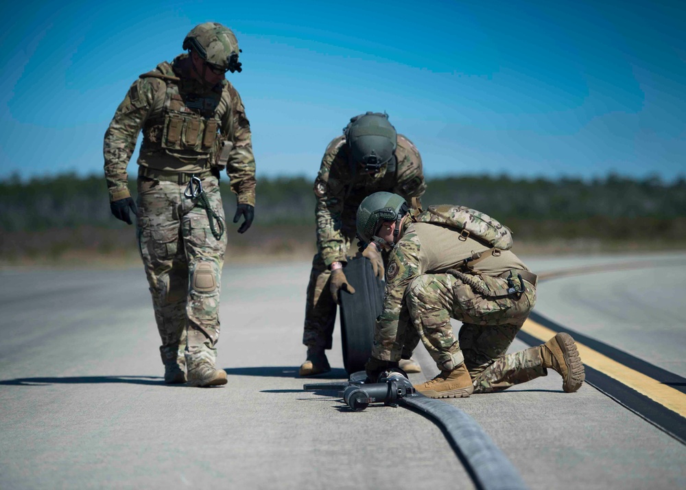 Hurlburt's FARP Airmen conduct refueling operations