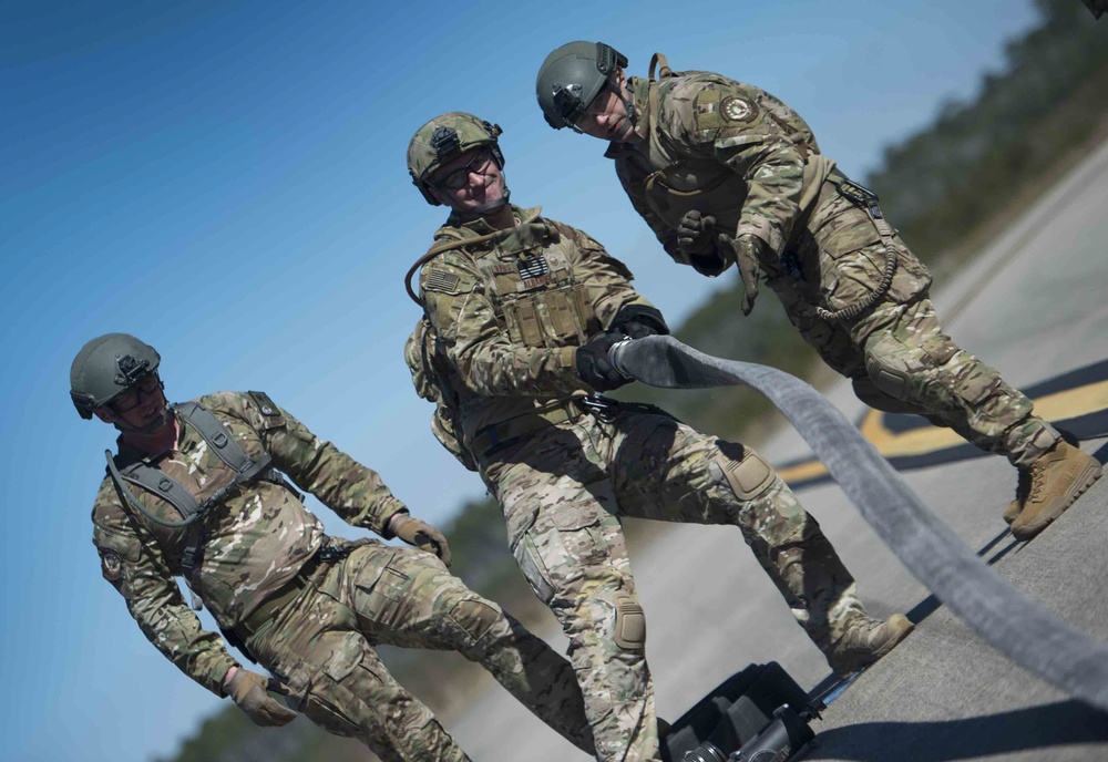 Hurlburt's FARP Airmen conduct refueling operations