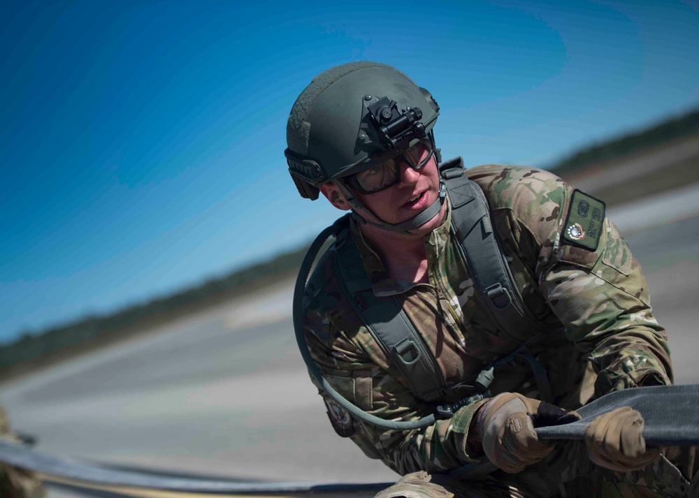 Hurlburt's FARP Airmen conduct refueling operations