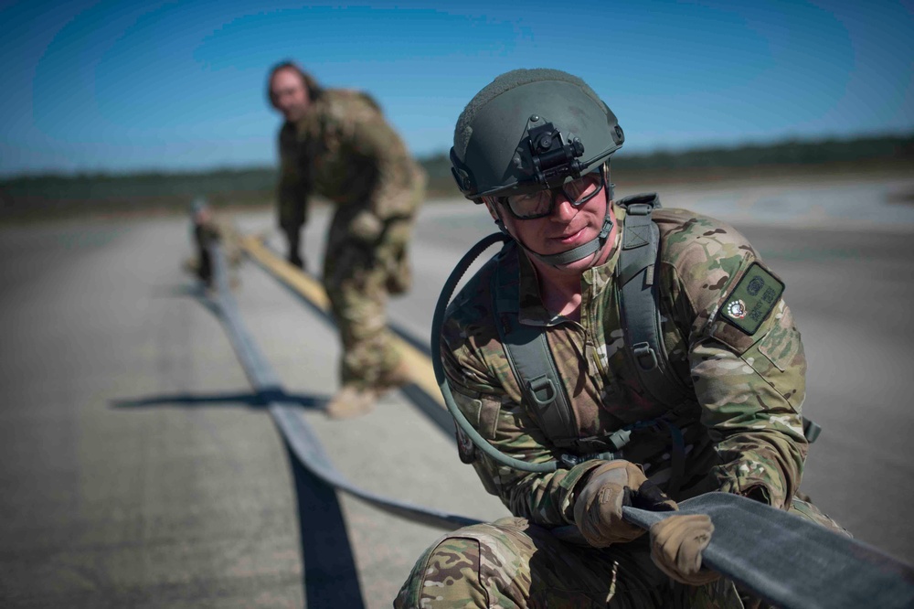 Hurlburt's FARP Airmen conduct refueling operations