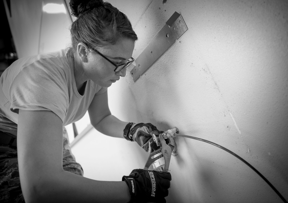 RED HORSE Airmen ensure unit has drinking water