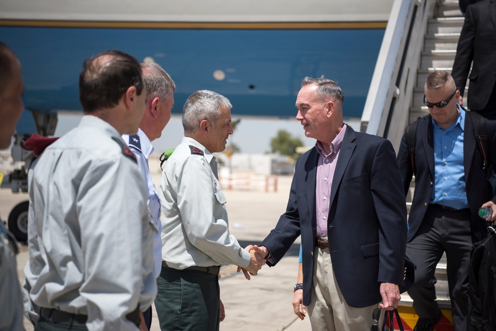 CJCS arrives in Israel