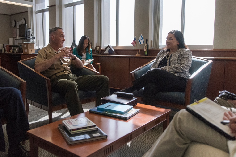 CJCS arrives in Israel