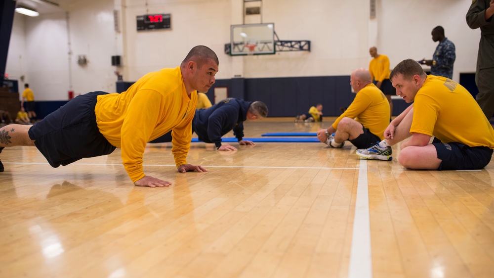 Physical Readiness Test at Misawa Airbase