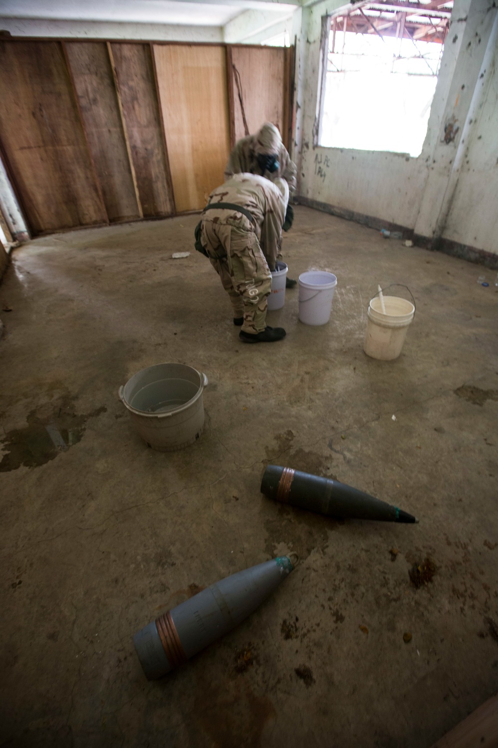 AFP and U.S. EOD and CBRN Neutralize Contaminated IED's