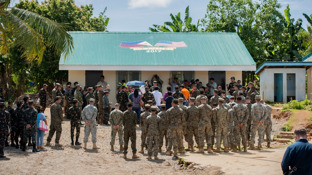 Balikatan leaders conduct Surok Elementary School dedication ceremony