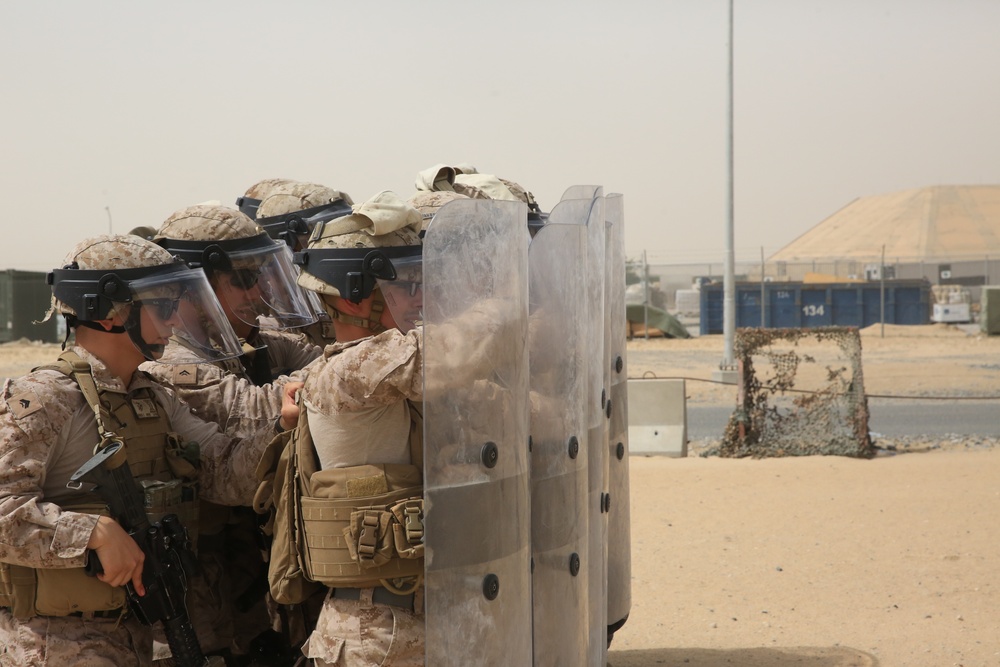 Tears Under the Sun: SPMAGTF-CR-CC Marines Conduct non-lethal weapons training