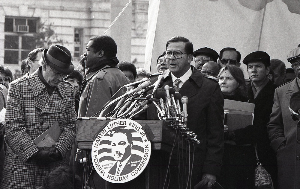 Martin L. King time capsule implant in Washington, DC