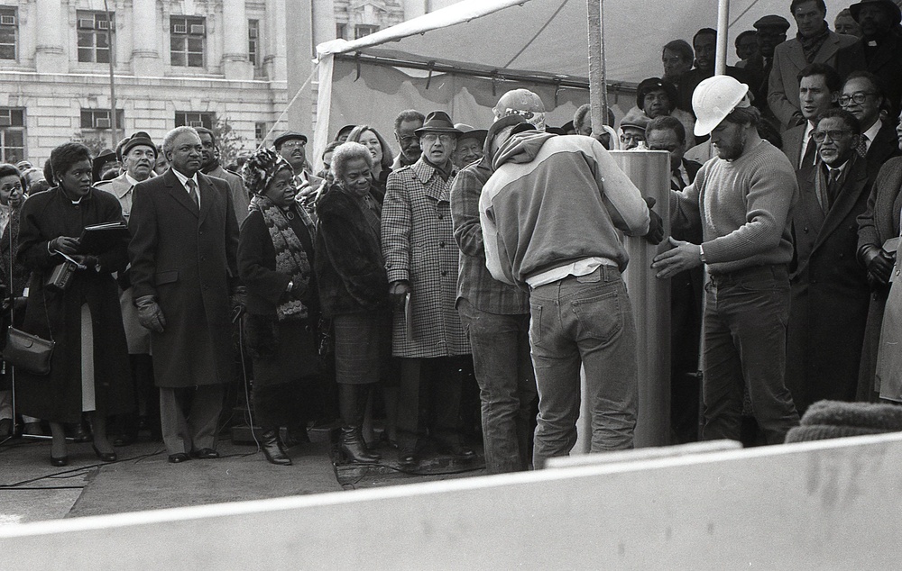 Martin L. King time capsule implant in Washington, DC