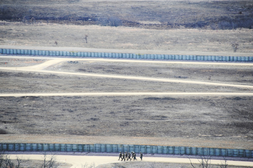 US MARINES NAVIGATE FORT MCCOY TRENCHES