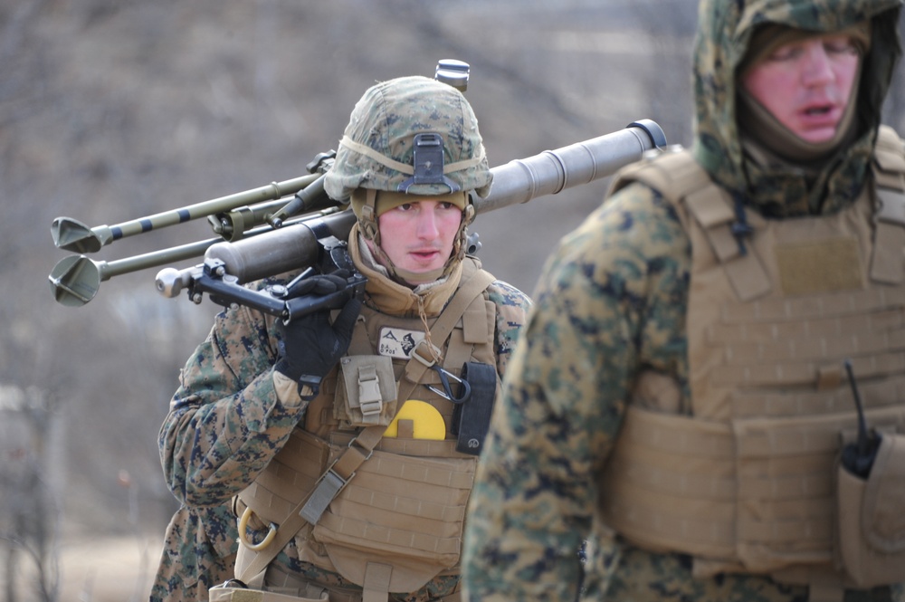 US MARINES NAVIGATE FORT MCCOY TRENCHES