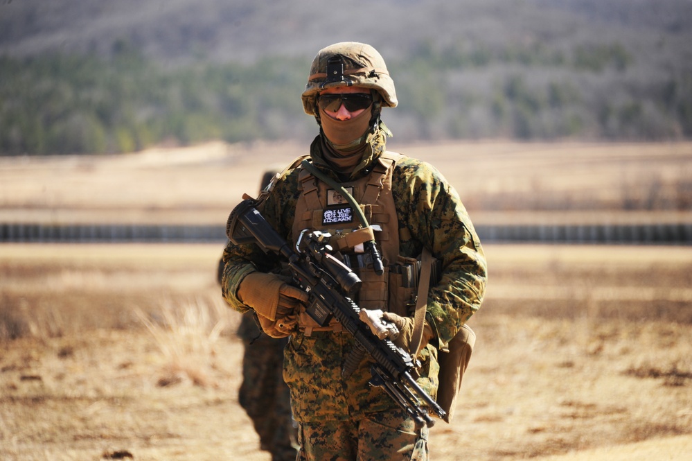 US MARINES NAVIGATE FORT MCCOY TRENCHES