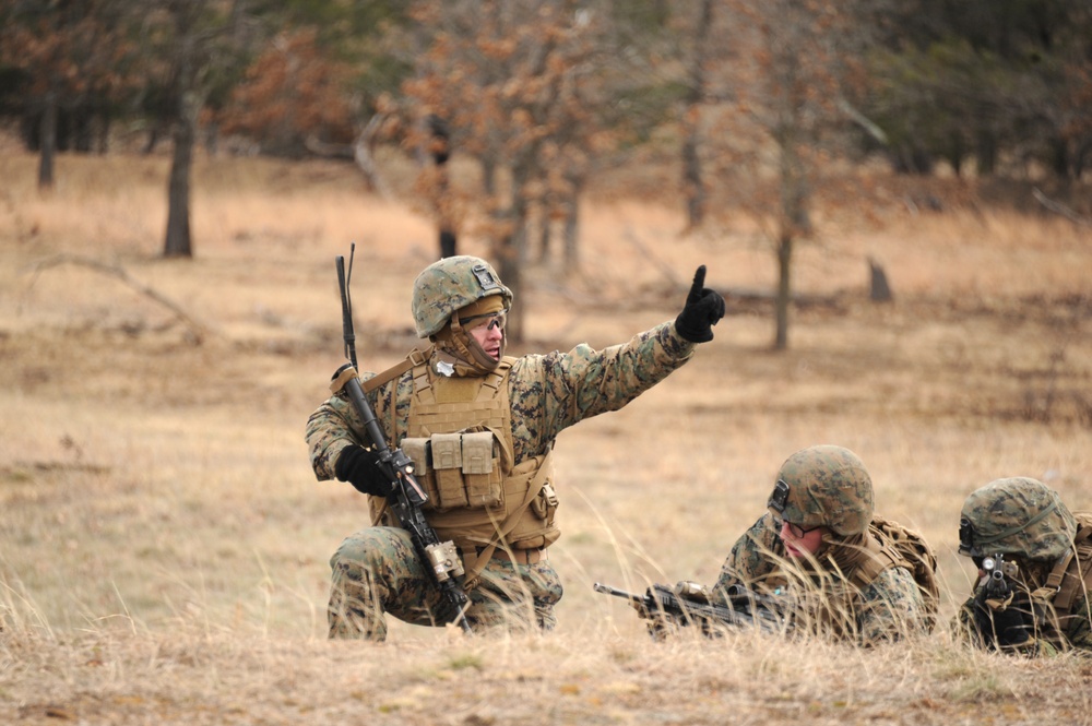 US MARINES NAVIGATE FORT MCCOY TRENCHES