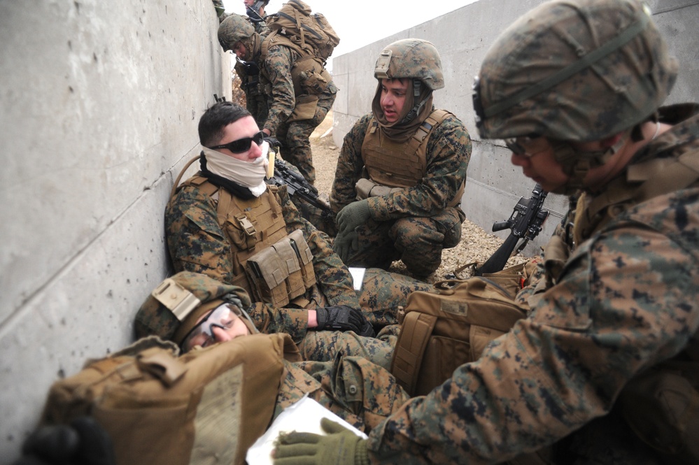 US MARINES NAVIGATE FORT MCCOY TRENCHES