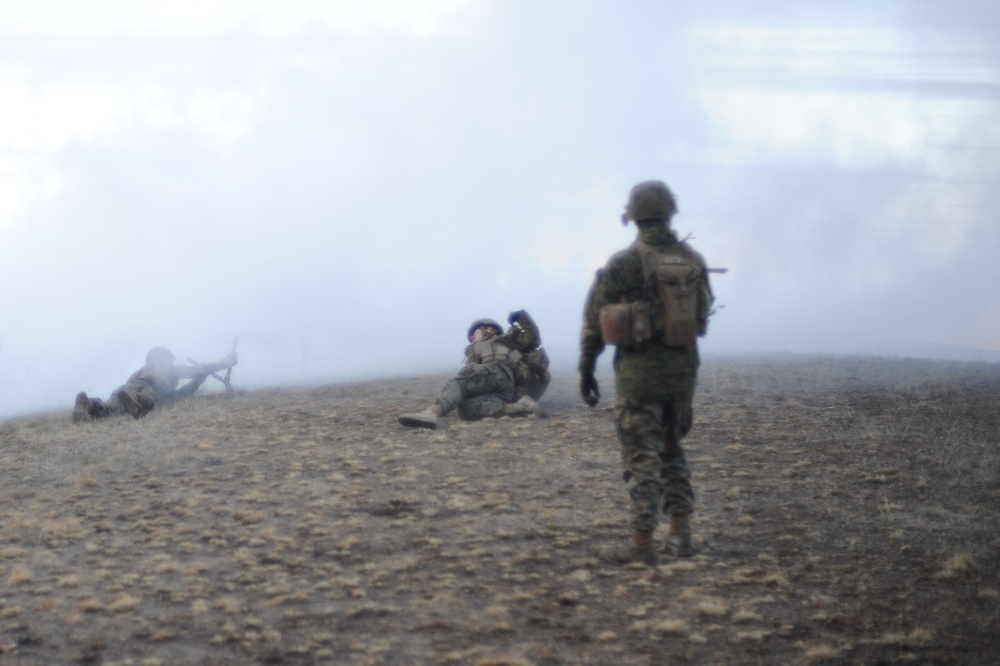 US MARINES NAVIGATE FORT MCCOY TRENCHES