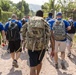 JTF-Bravo hikes over 5000 pounds of food and supplies to San Jerónimo, Comayagua, Honduras.