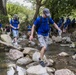 JTF-Bravo hikes over 5000 pounds of food and supplies to San Jerónimo, Comayagua, Honduras.