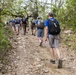 JTF-Bravo hikes over 5000 pounds of food and supplies to San Jerónimo, Comayagua, Honduras.