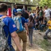 JTF-Bravo hikes over 5000 pounds of food and supplies to San Jerónimo, Comayagua, Honduras.