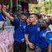 JTF-Bravo hikes over 5000 pounds of food and supplies to San Jerónimo, Comayagua, Honduras.