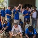 JTF-Bravo hikes over 5000 pounds of food and supplies to San Jerónimo, Comayagua, Honduras.