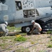 Aircraft maintainers practice recovering fighter aircraft