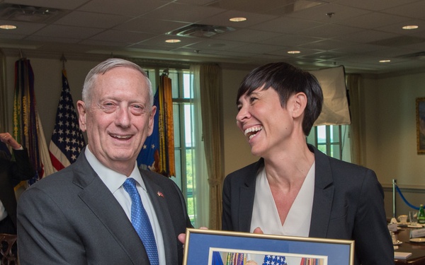 SD meets with Norway's Minister of Defense