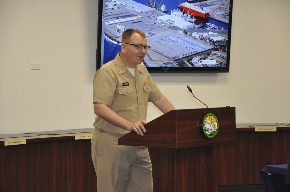 Capt. Chernesky Speaks to PEP Graduates