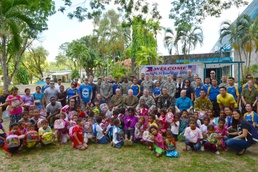 Chaplains help bring smiles to children near Clark Air Base