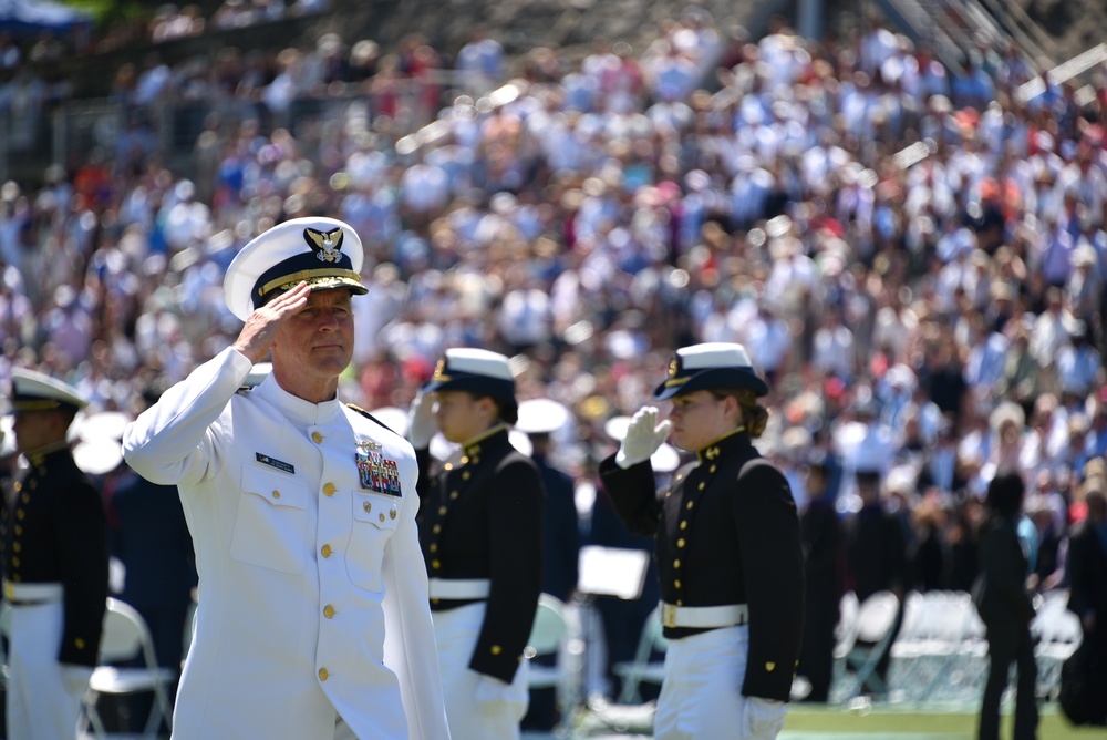 POTUS attends Coast Guard Academy Commencement