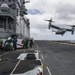 MV-22 Osprey takes off the flight deck of USS America